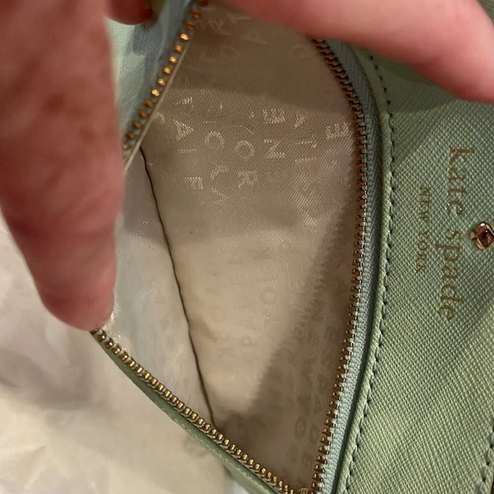 Kate Spade Mint Green Wristlet